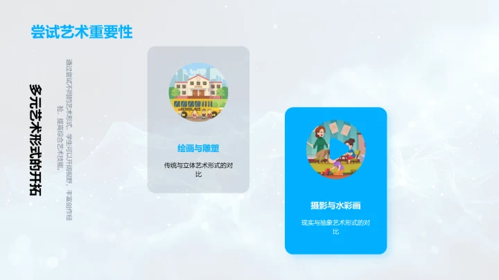 艺术技能教学PPT模板