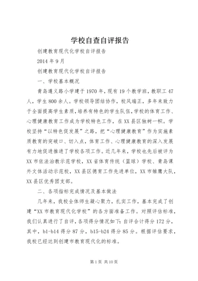 学校自查自评报告.docx