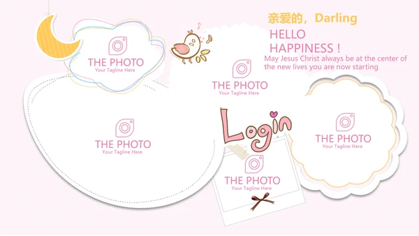 粉色卡通母婴主题动态PPT