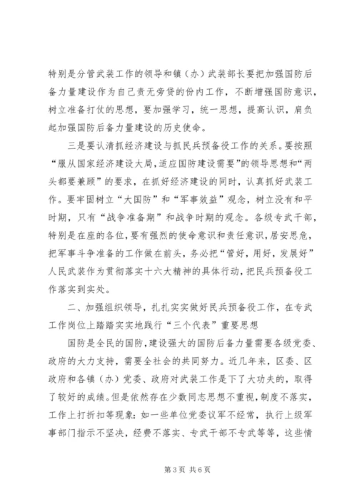 副书记在民兵预备会讲话.docx