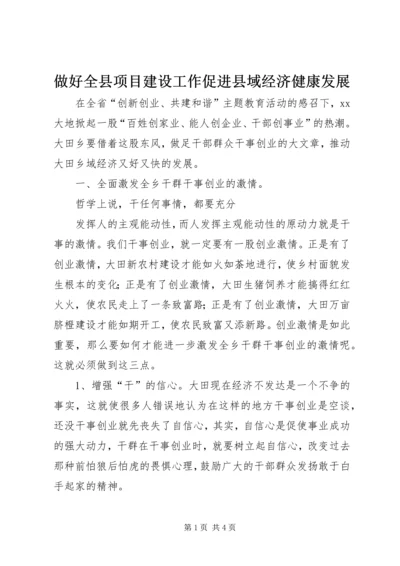 做好全县项目建设工作促进县域经济健康发展_1 (3).docx