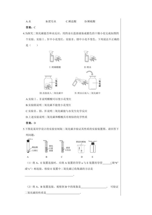 【轻松备课】人教版化学九年级上册第六单元课题3 二氧化碳和一氧化碳 教学详案