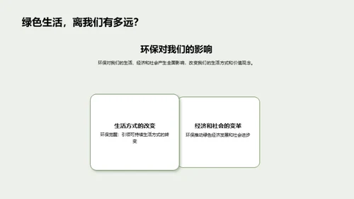 环保之路的故事诠释