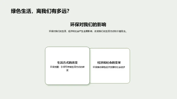 环保之路的故事诠释