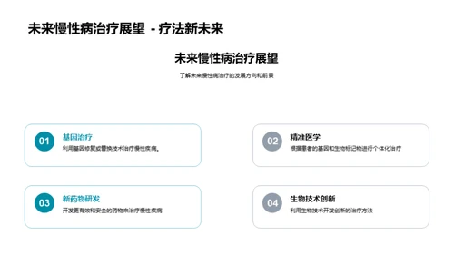 慢性病治疗新路径