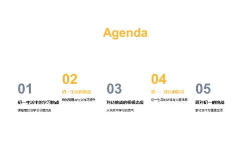 初一挑战与成长