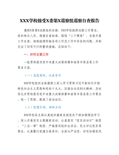 20230321：XXX学校接受X委第X巡察组巡察自查报告.docx