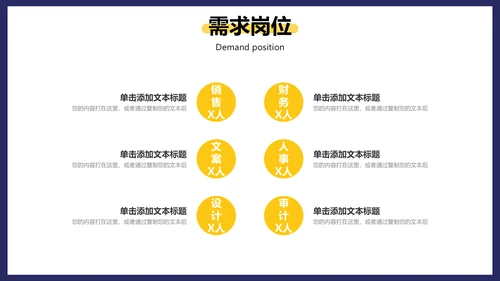 公司企业介绍招聘启事通用PPT模板