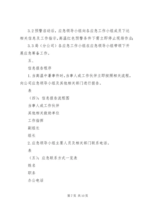 高温中暑应急处置方案.docx