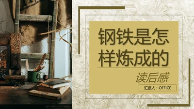 钢铁是怎么炼成的读后感通用PPT课件