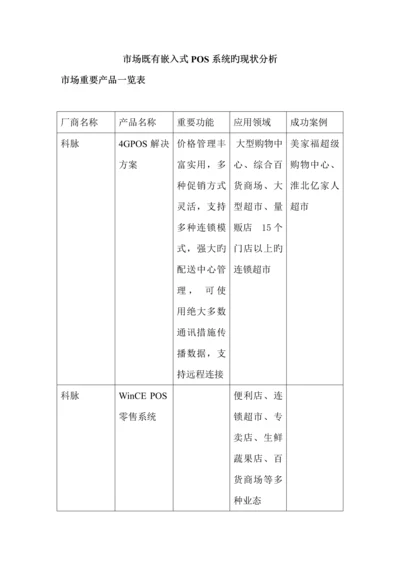 市场现有嵌入式营销系统解决专题方案.docx