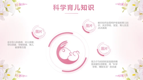 粉色唯美孕期心理保健宣传动态PPT模板