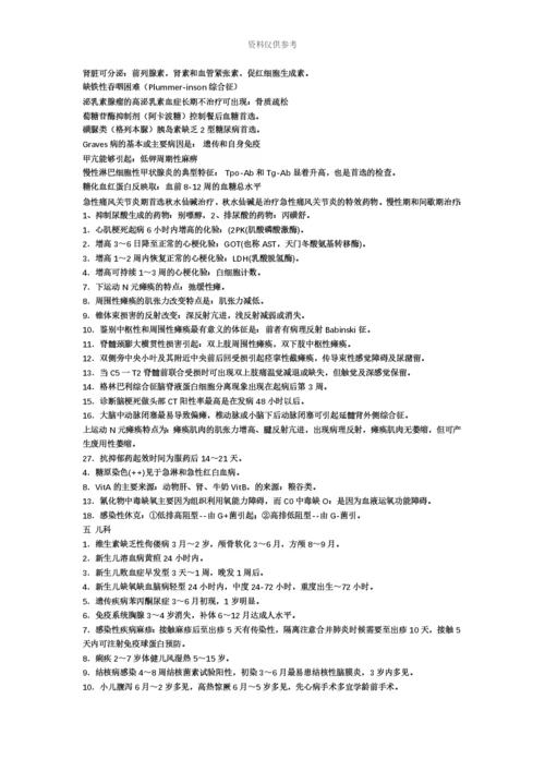 执业医师考试强化记忆.docx