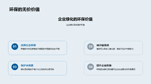 企业绿化，共创未来