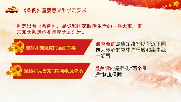中国共产党中央委员会工作条例解读PPT
