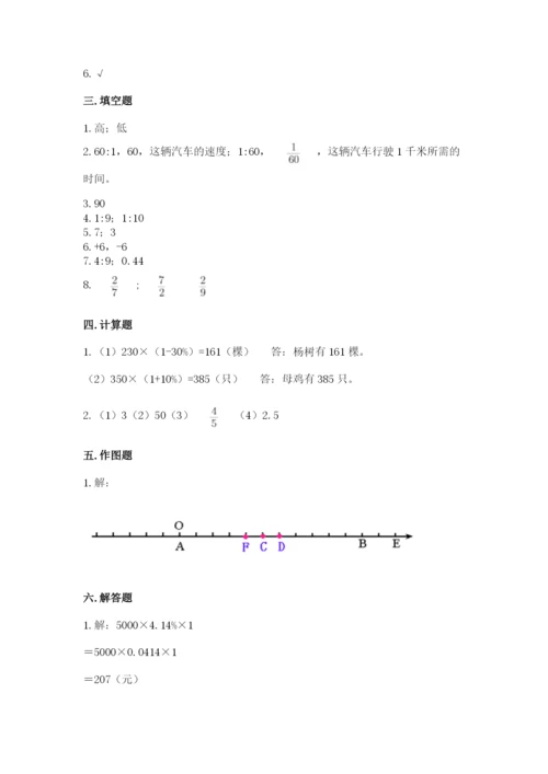 营口市小升初数学测试卷带答案.docx