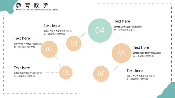 几何形教育教学通用PPT模板