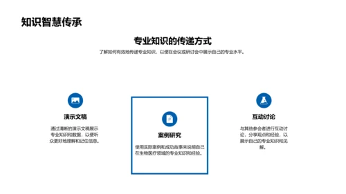 生物医疗商务交流技巧PPT模板