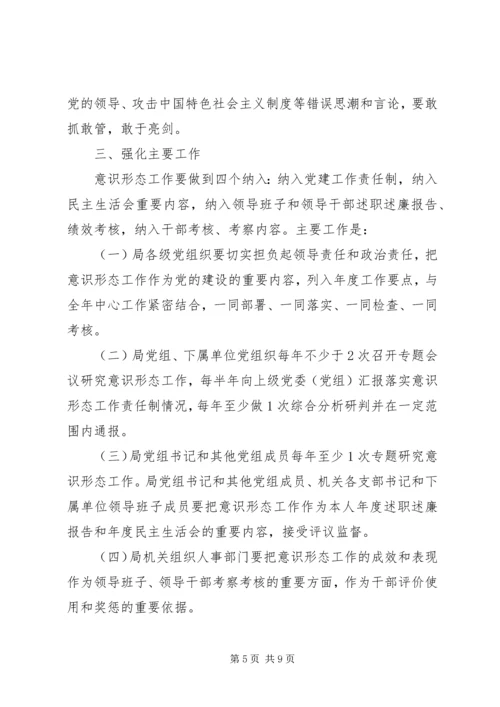 交通运输局落实意识形态工作责任制工作方案.docx