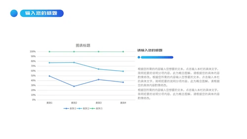 蓝色扁平风新零售数据报告PPT模板