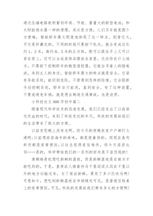 小科技论文800字初中.docx