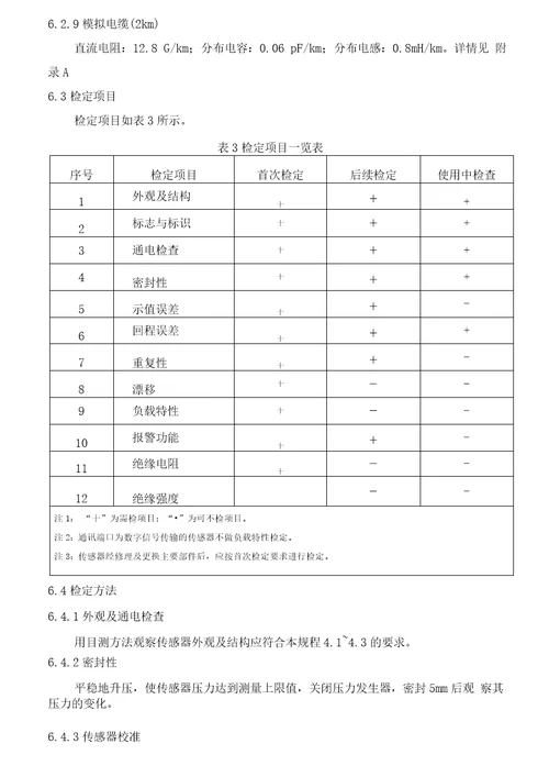 煤矿用差压传感器检定规程