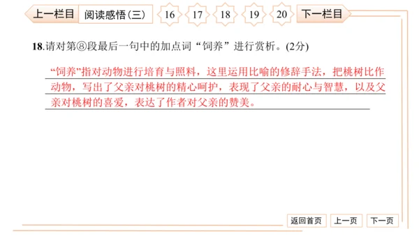 统编版八上语文第二次月考综合检测卷 习题课件（41张PPT）