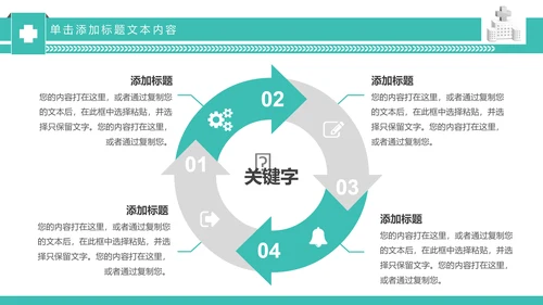 简约专业医院医学医疗动态PPT模板