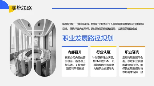 蓝色简约风职业生涯规划PPT
