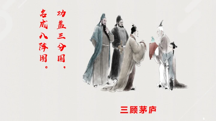 三国演义古代战争通用PPT模板