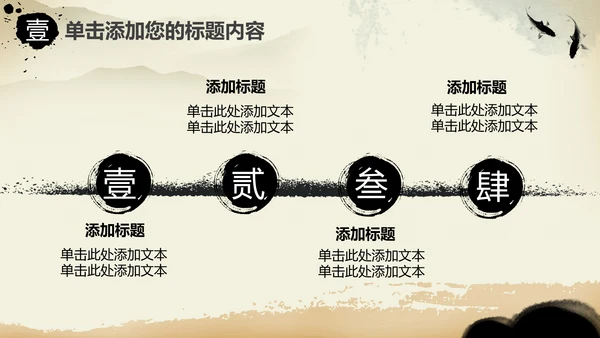 中国风古典乐器琵琶ppt模板