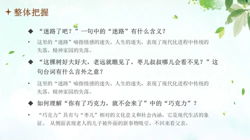 枣儿人教部编版九年级语文PPT课件语文九年级下册
