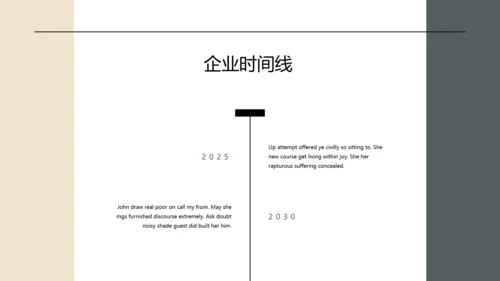 淡雅大方北欧风公司简介创意设计PPT模板