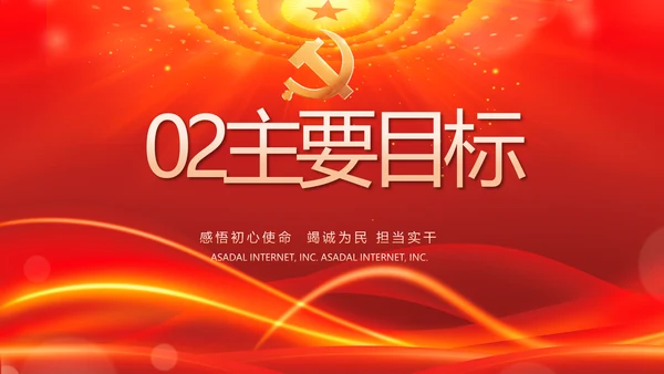 党支部党员大会工作总结汇报动态PPT