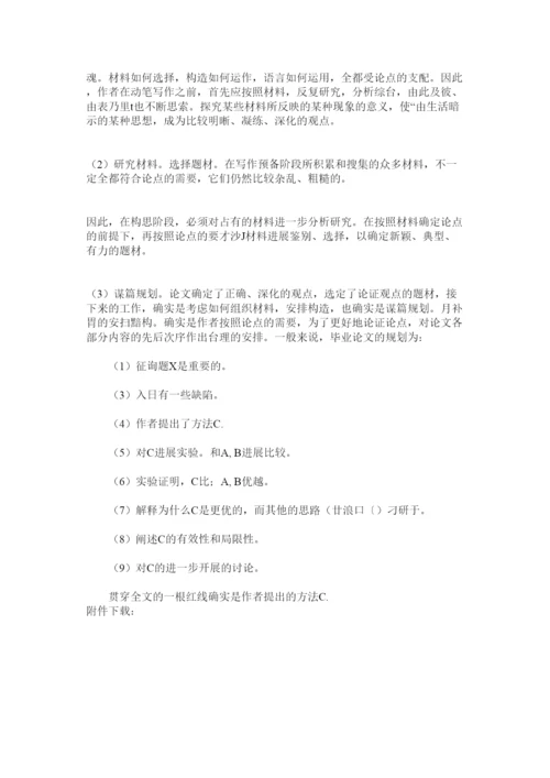 【精编】毕业论文的写作程序精选.docx