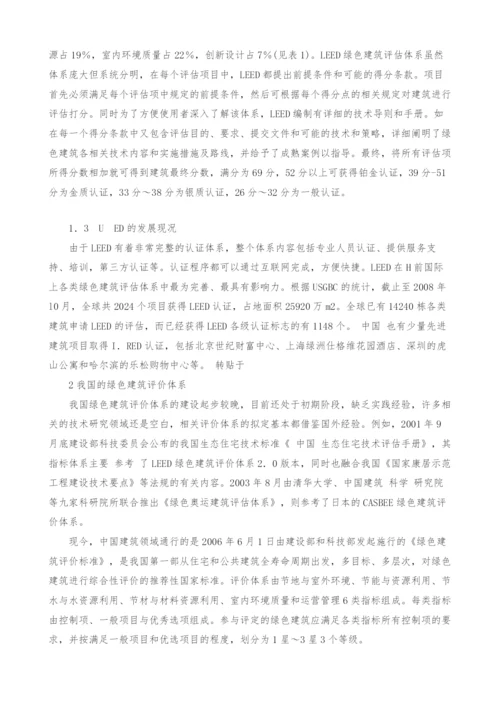 浅谈LEED对我国绿色建筑评价体系的启示和借鉴.docx