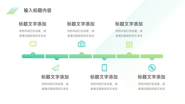 绿色渐变金融行业工作汇报PPT模板