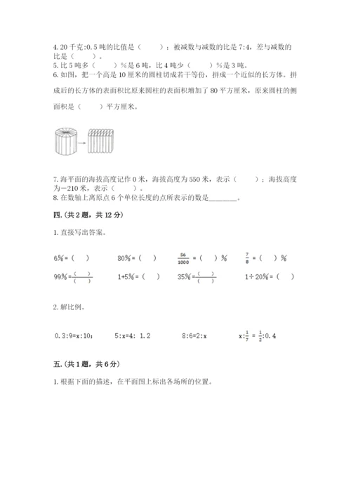 小升初数学考前检测试题（全优）.docx