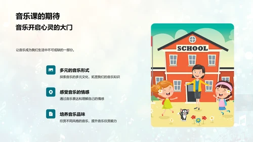 欣赏音乐教学讲座PPT模板