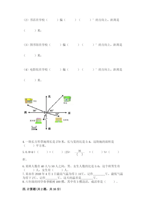 人教版六年级下册数学期末测试卷【培优b卷】.docx