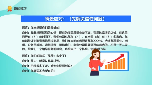 精英导购员说话技巧培训PPT模板