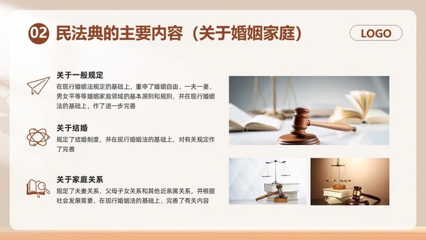 棕色简约民法典如何保护个人权益PPT模板宣传PPT动态PPT案例分析