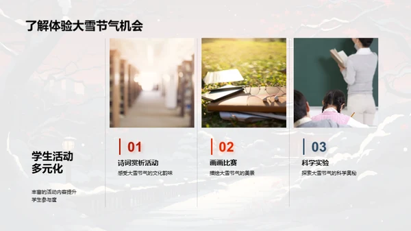 大雪节气的校园文化