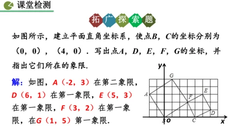 9.1.1  平面直角坐标系的概念