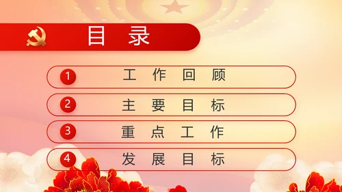 党支部党员活动风采展示年终工作总结动态PPT