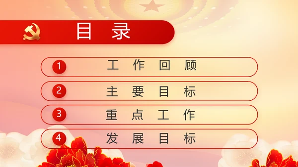 党支部党员活动风采展示年终工作总结动态PPT