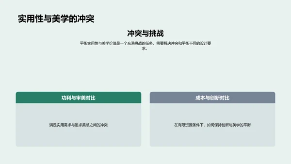 设计美学答辩报告PPT模板