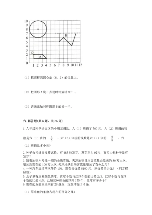 人教版六年级上册数学期末测试卷含答案【基础题】.docx