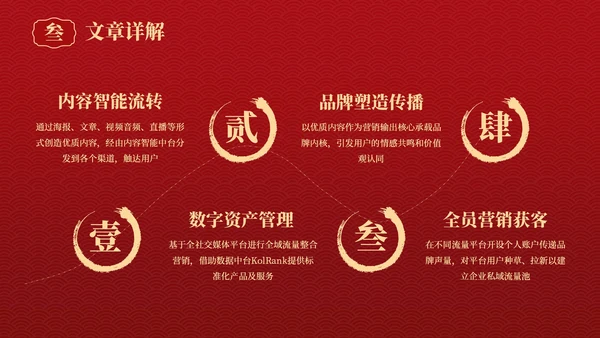 红色弘扬国学经典传承中华文化PPT模板