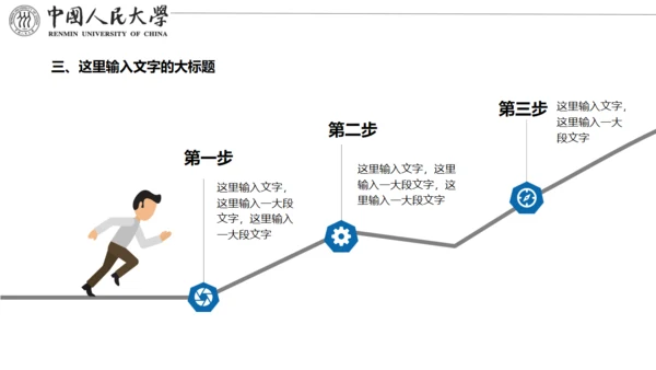 中国人民大学国家奖学金答辩通用PPT模板